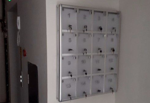 Aluminyum Blok Sistem Posta Kutusu 16 Daire